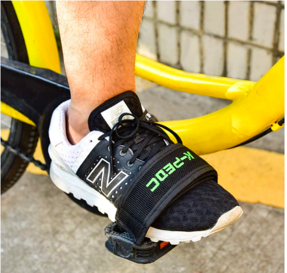 Bicycle Pedal Foot Strap Black Or White Mountain Bike Pedal Straps Image - 副本