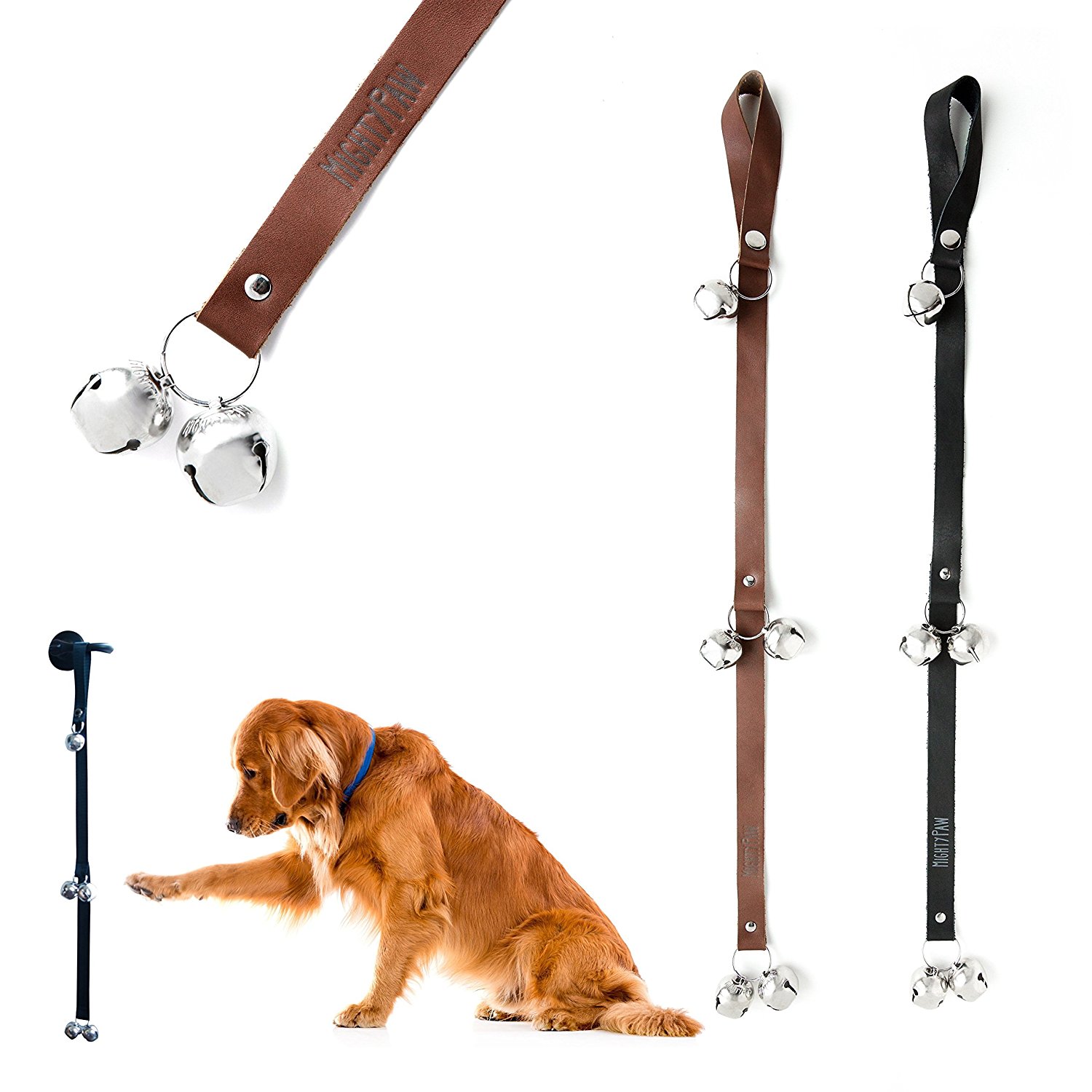 7 big extra loud bells 1 nylon adjustable length dog doorbell leashes for pet training products