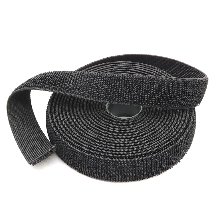 Colorful flexible cable tie elastic velcro strap