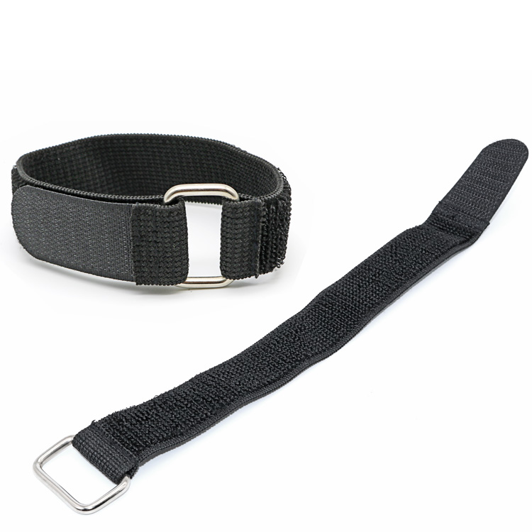 Colorful flexible cable tie elastic velcro strap
