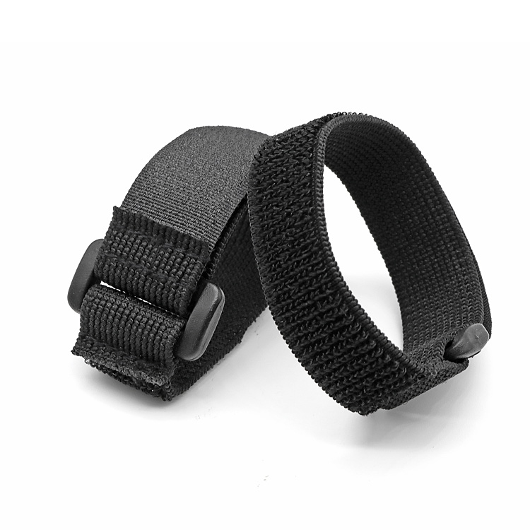 Colorful flexible cable tie elastic velcro strap