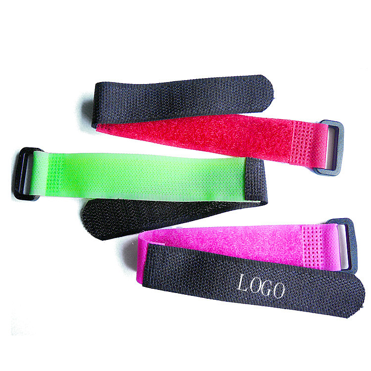 Plastic buckle hook and loop tape