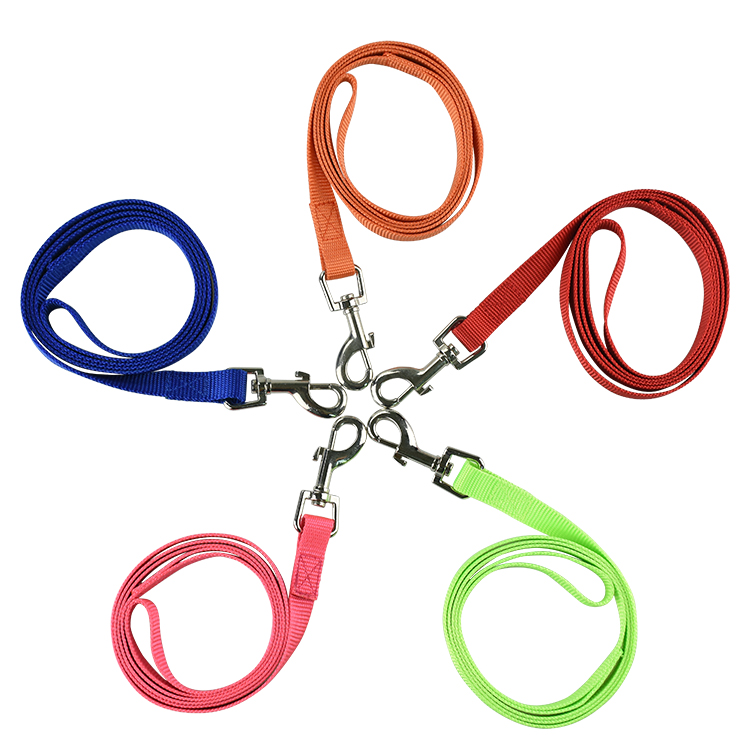 Premium correa perro with easy to use collar hook quality nylon durable braided rope dog leash