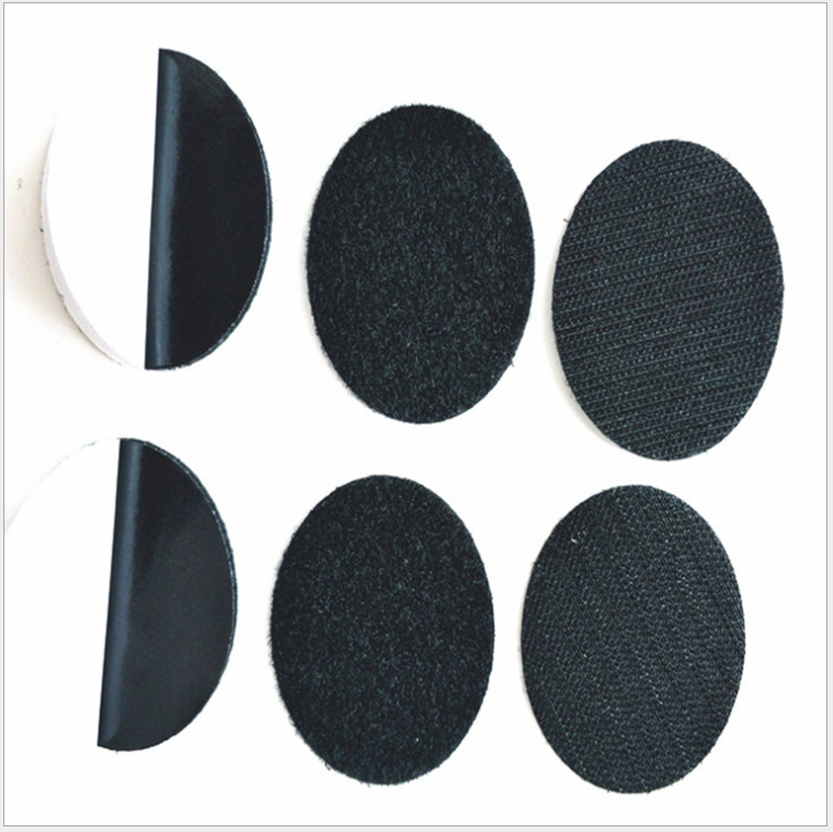 Custom size colorful super strong adhesive magic tape nylon hook and loop for garment