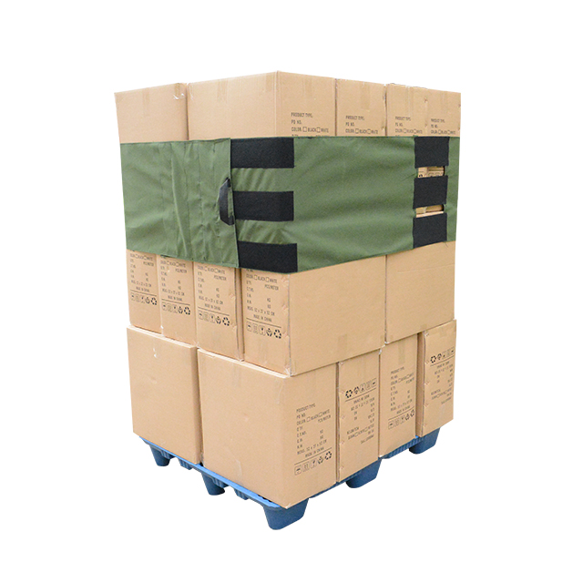Green Canvas With Hook and Loop Tape Straps
