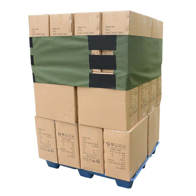 Green Canvas With Hook and Loop Tape Straps