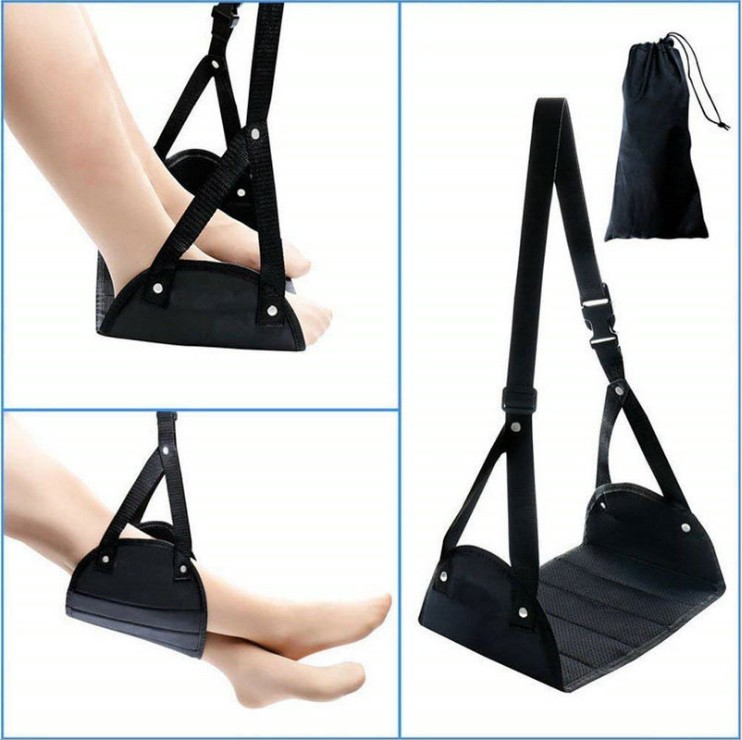 Factory custom advanced foot hammock /footrest office/airplane footrest ergonomic footrest