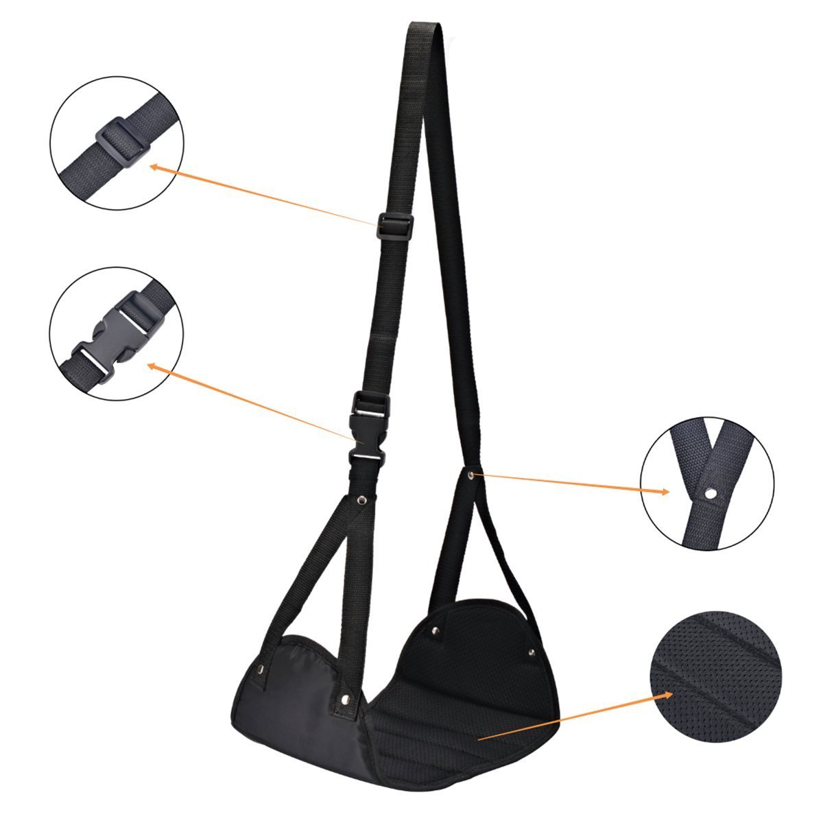Hot Selling Travel adjustable foot rest hammock