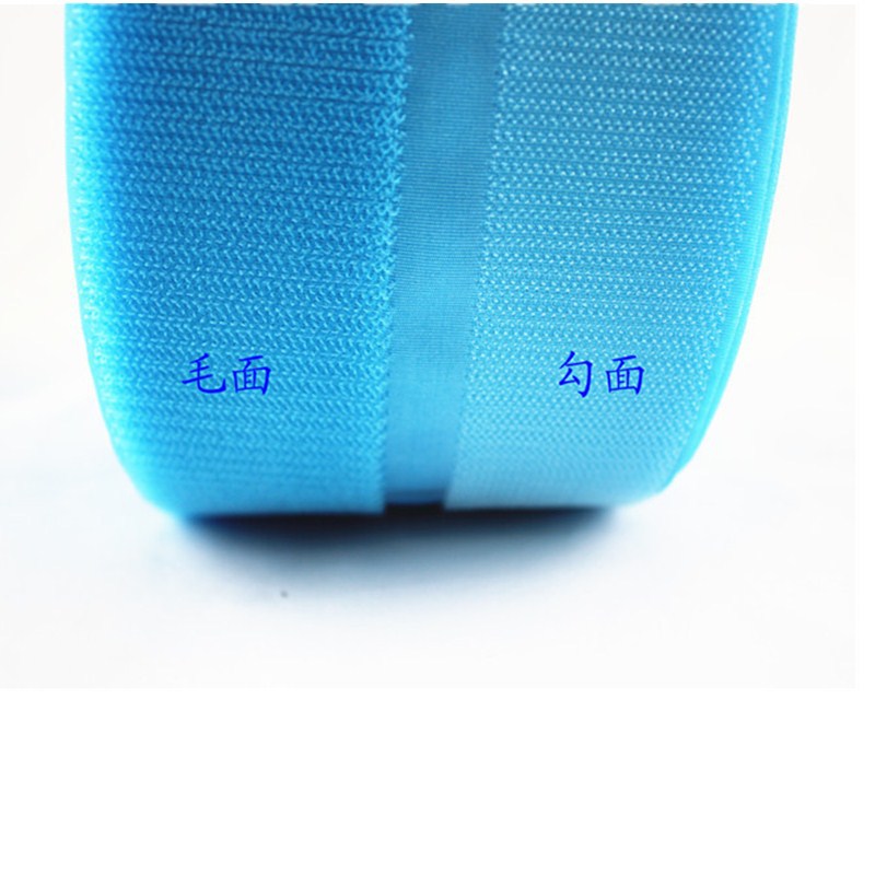 Black white coloured Union velcro male side female side hook and loop one side