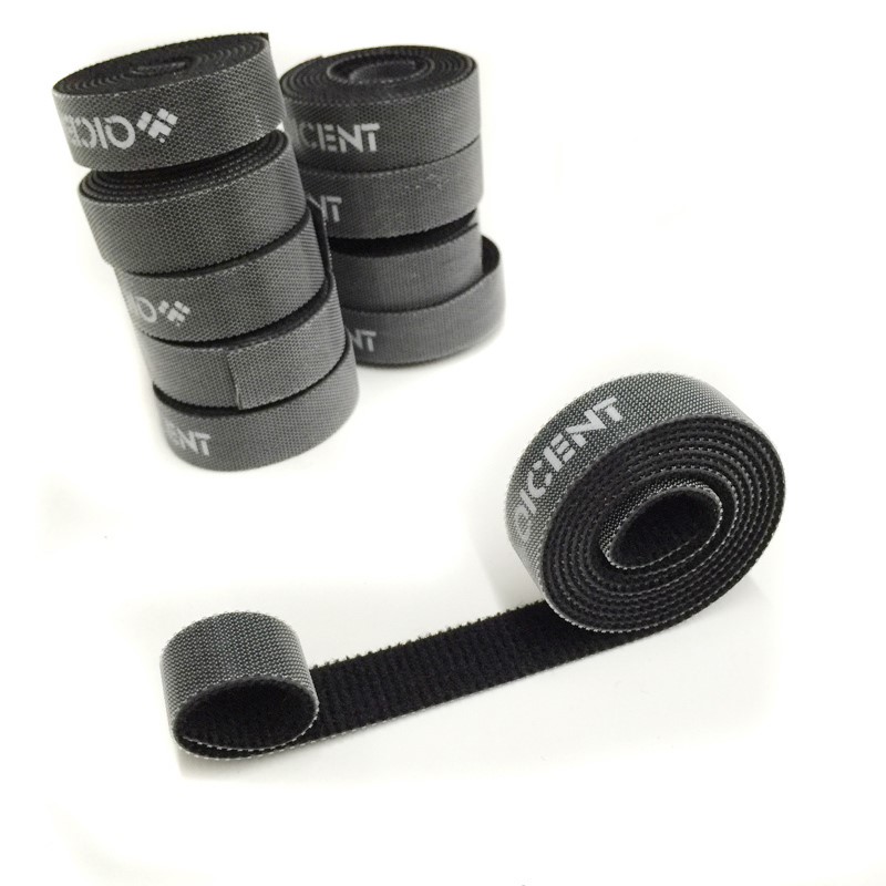 back-to-back velcro attaches reused strapping Colors