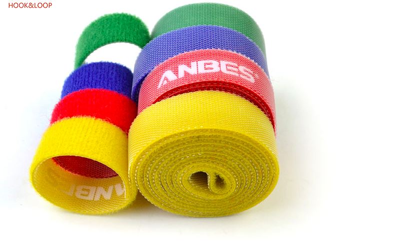 Chinese factory double side velcro cable management wrap with custom size