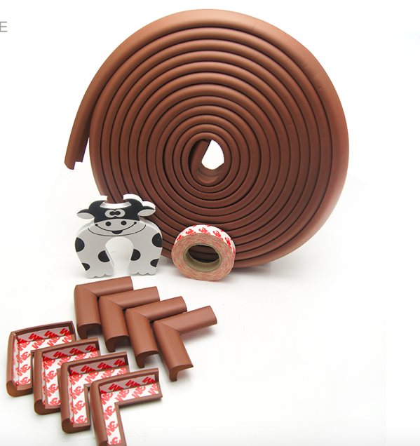 Sharp edge rubber cover protection for baby home safety