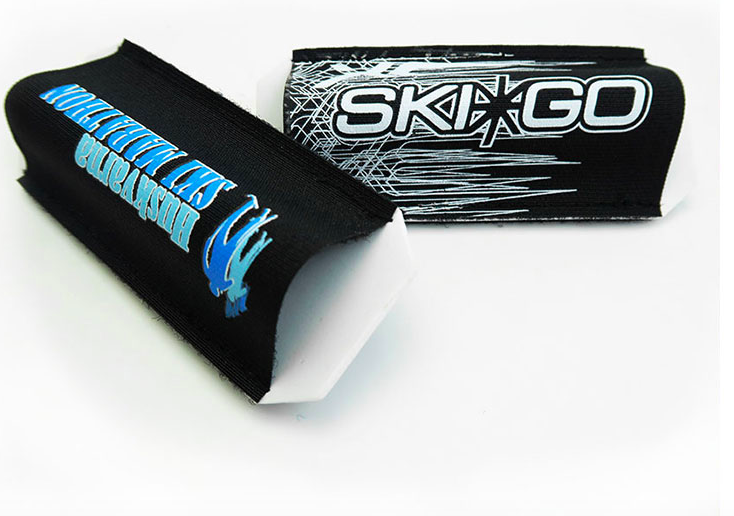 Chinese supply hook loop EVA ski pole wrap custom ski pass holder