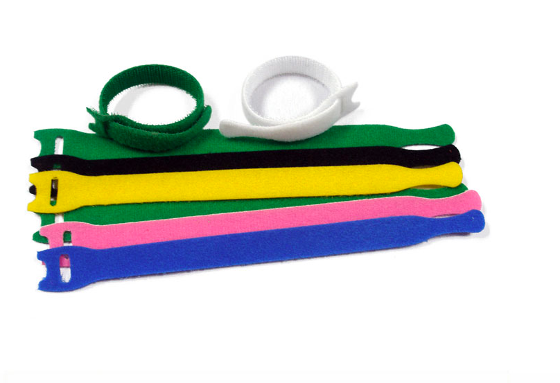 Chinese direct manufacture wholesale double side velcro magic cable tie/cable tie clip