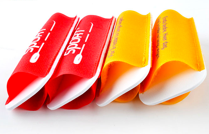 wholesale nordic colorful ski sleeve with hook loop EVA foam padded