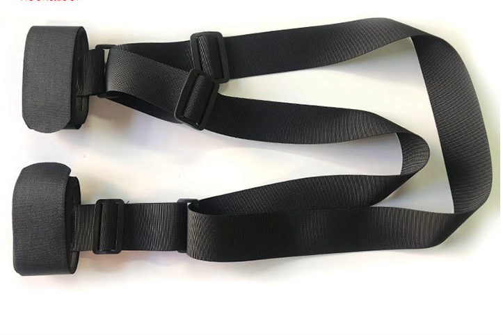 Adjustable Ski Pole Shoulder Carrier Sling Straps with Cushioned Holder