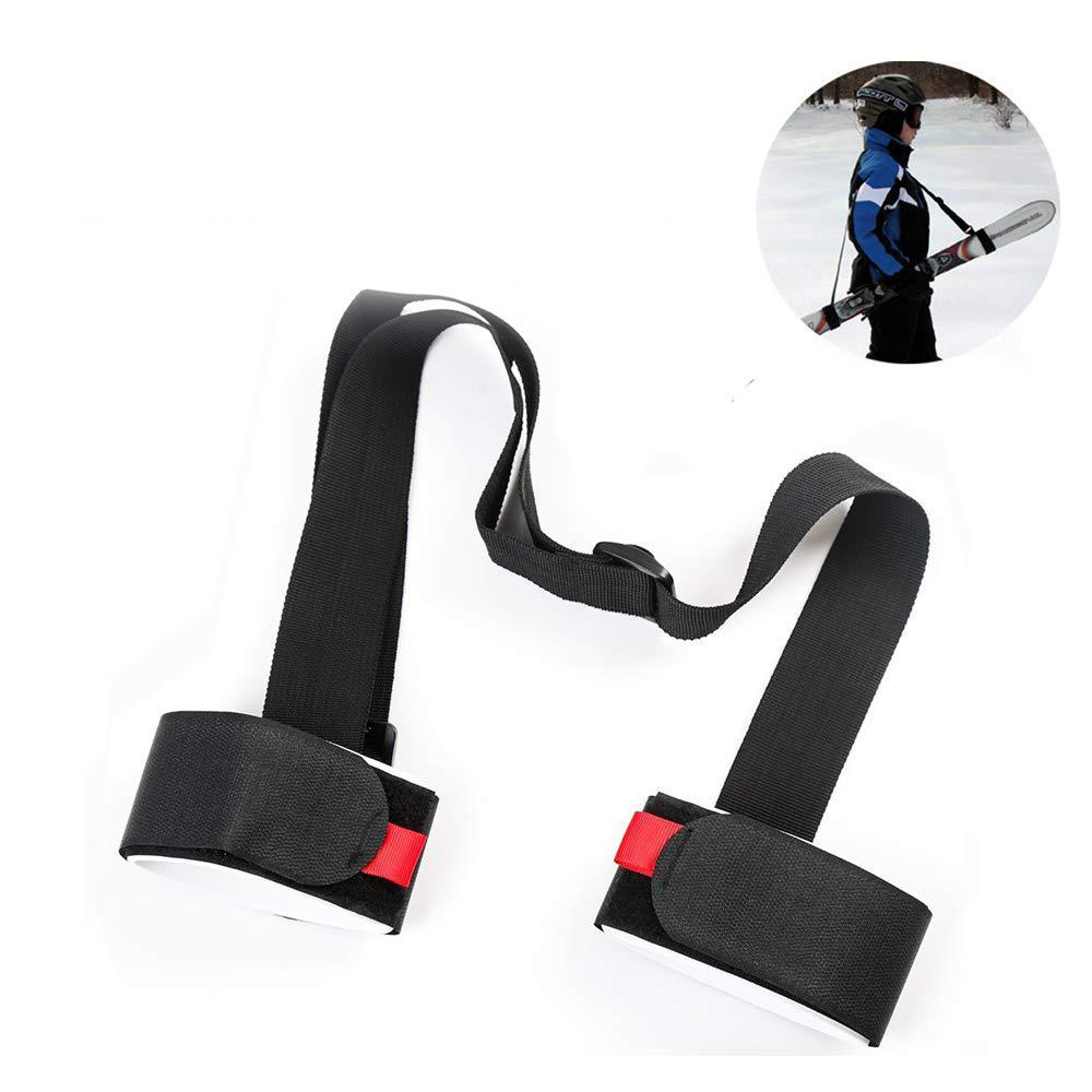 Customized Adjustable Ski Pole Strap Alpine Ski Carrier Strap for Winter Sport