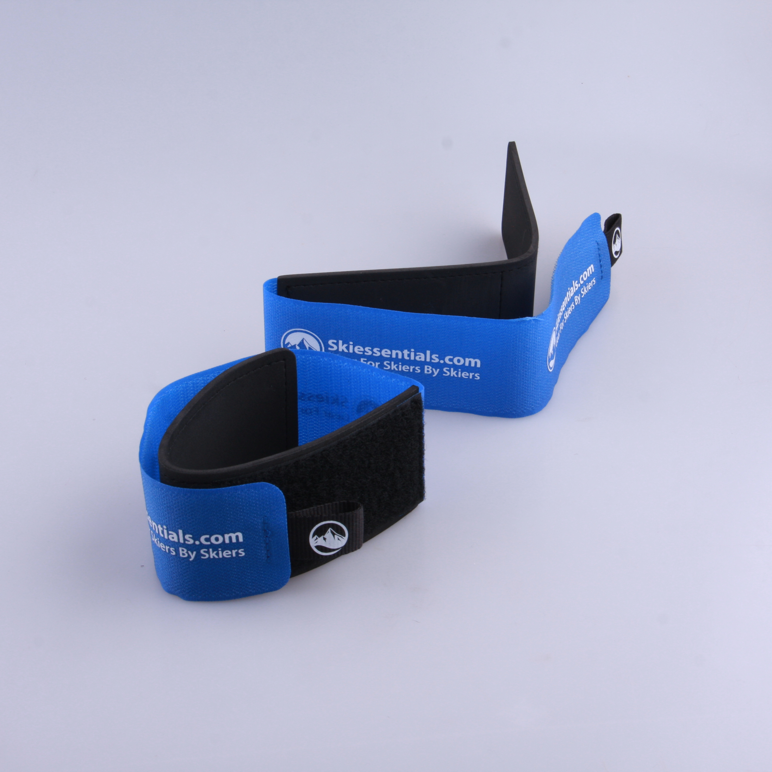 customized logo alpine hook and loop ski strap for snowboard