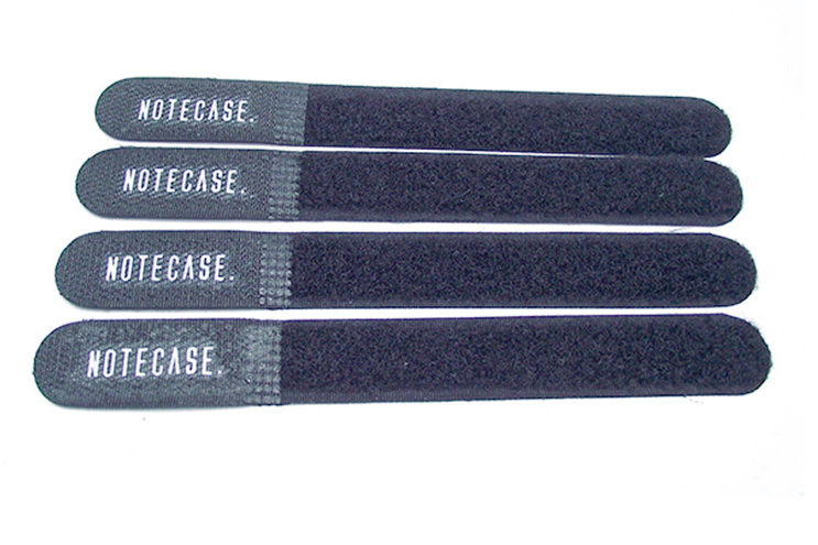 Reusable nylon hook and loop fastener cable ties