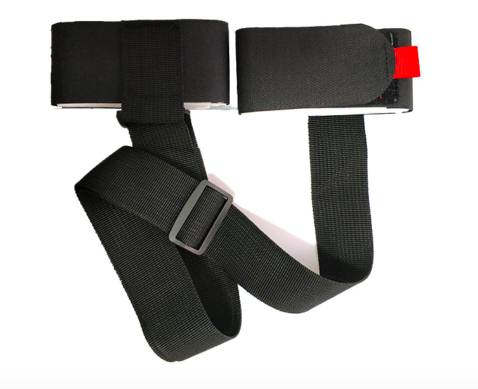 Custom Nylon+EVA foam rubber nordic ski strap with printing