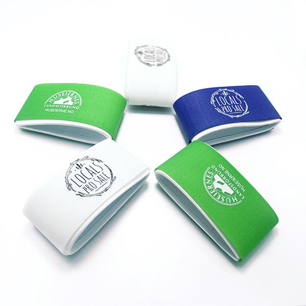 High quality logo printing hook loop ski strap for outdoor sport