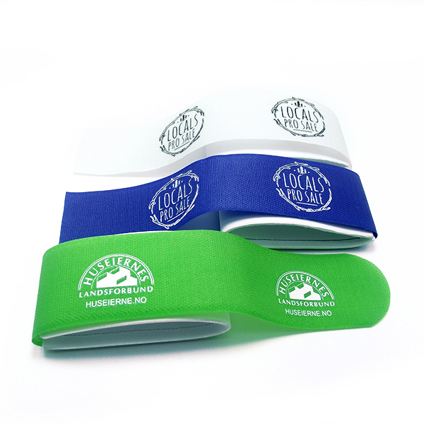 High quality logo printing hook loop ski strap for outdoor sport