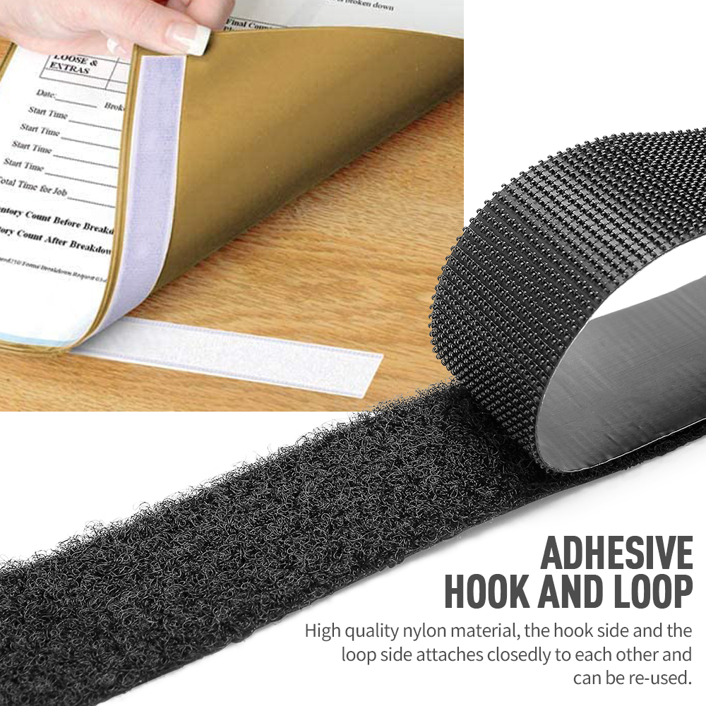 On Coins Straps Nylon Paper Dots 48 Mm Square Adhesive And Loop Tape With Release Liner Circle Hook