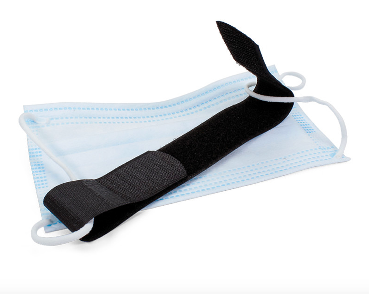 Face Shield Holder Anti-lost Strap Custom Hook and Loop Strap Lanyard In Various Size Short Polyester Roll Lanyard High Quality