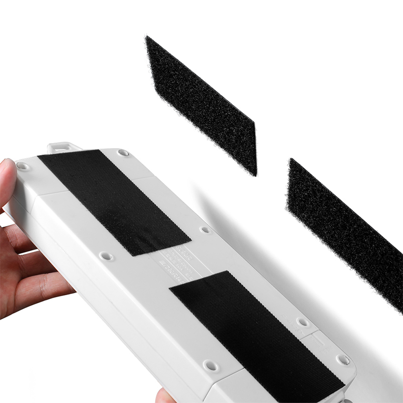 Super strong self adhesive hook and loop fastener black die-cut double sided adhesive tape