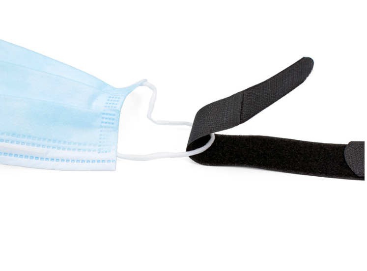 Standard Detachable Hook and Loop Face Shield Lanyard Holder Cheap Fittings For Events Lanyard Buckle Free Design