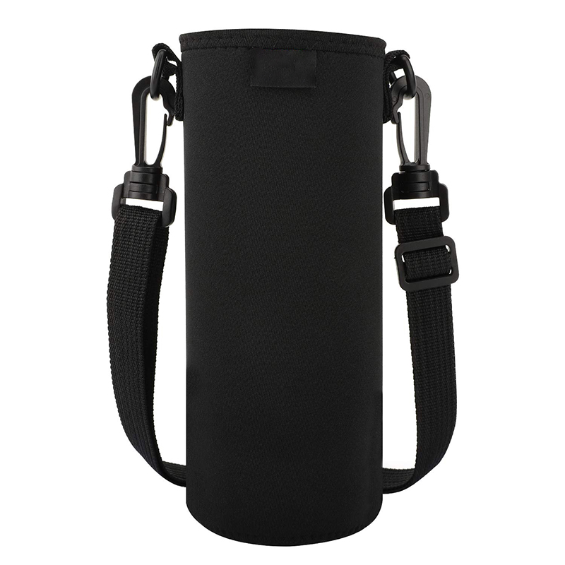 Neoprene Portable Insulated Water Bottle Holder Bag with Adjustable Shoulder strap Premium Water Bottle Carrier
