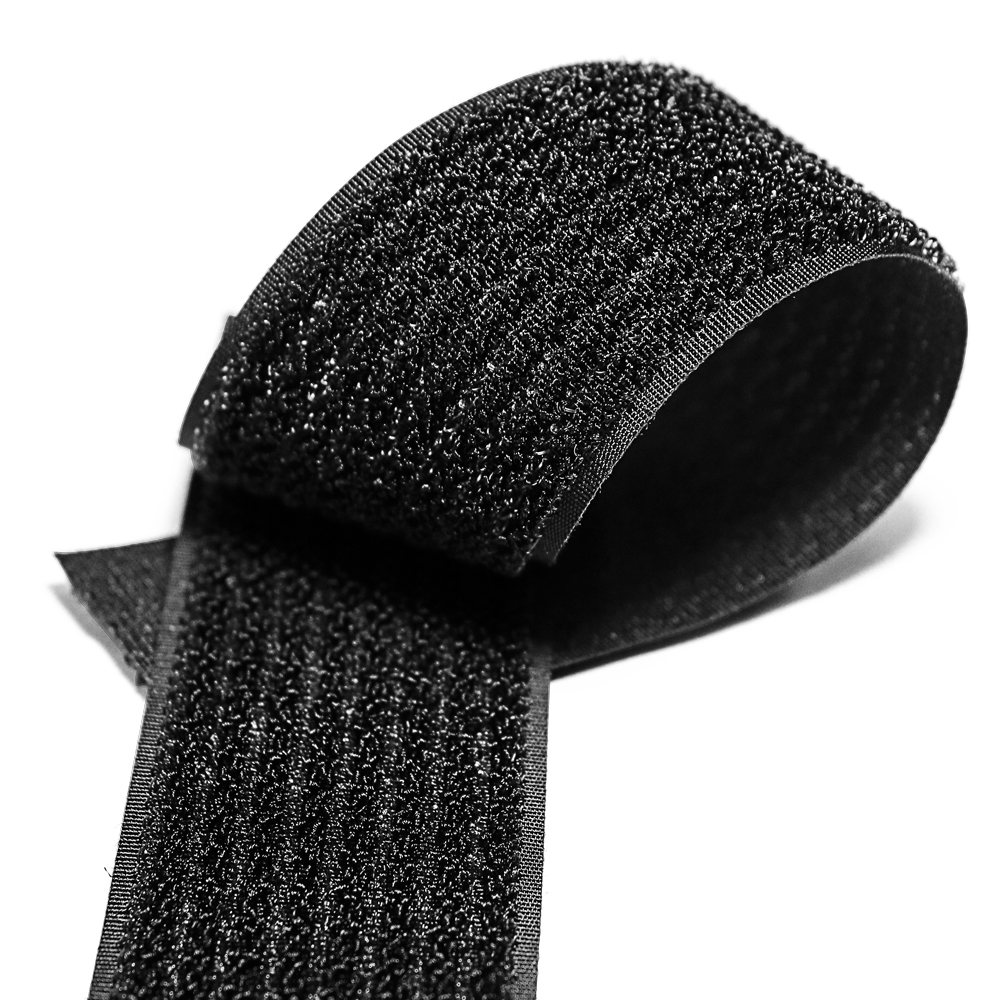 Customized size nylon magic tape band fabric 2 in 1 hook and loop fastener roll