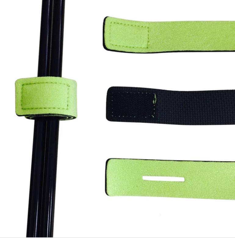 Durability adjustable neoprene diving strap fishing rod band with custom logo