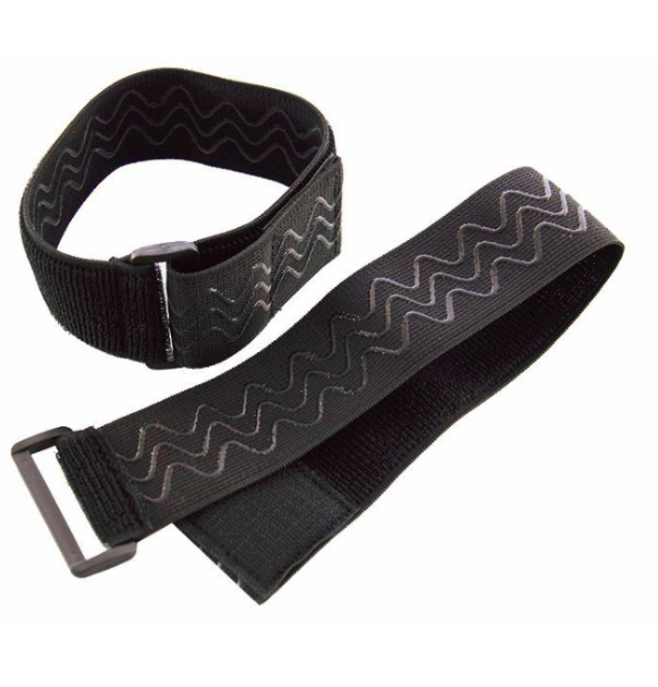 Custom Battery Hook&Loop Strap with Silicone Rubber Backing