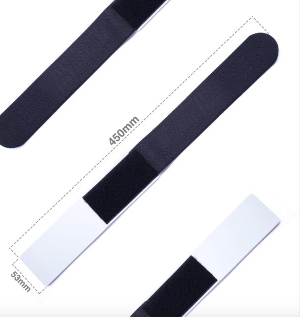 New Design Nylon Webbing Magic Tape EVA Ski Belt Binding Skis Snowboard Strap