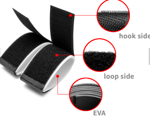 Promotional New Popular Logo Trade Assurance Printed Nordic Cross Country Custom Hook Loop Rubber Fashionable Alpine Ski Ties