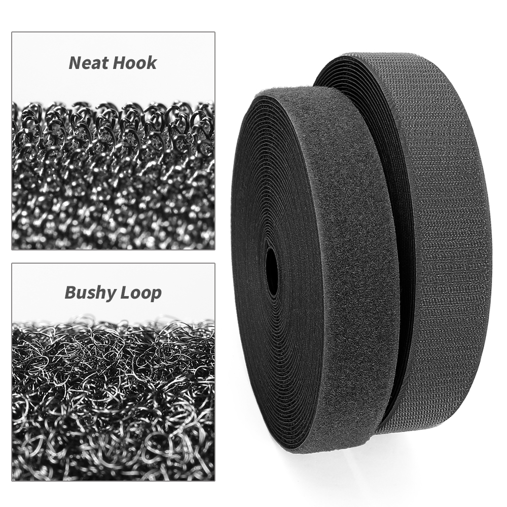 Popular fabric roll hook and loop reusable fabric hook and loop tape high quality hook and loop tape for fabric