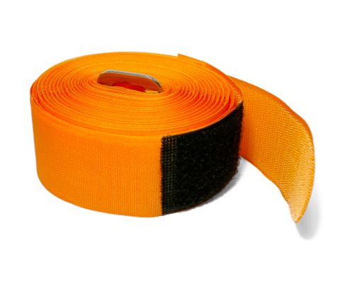 Adjustable fastener strap sew on reclosable luggage reusable elastic carrying hook and loop
