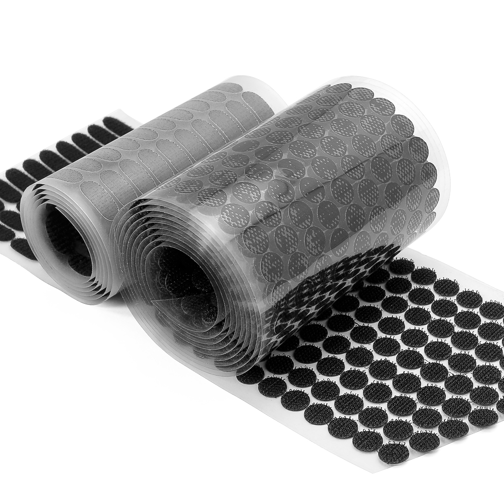 Wholesale Adhesive Backed Hook Loop Dots Sticky Glue Coins
