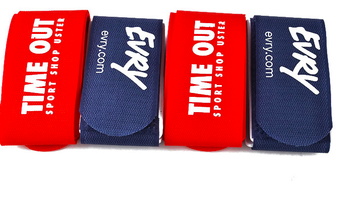 Free Sample Well Printed Red Fabric Cross Country Racing Nordic Ski Strap Custom Ski Set