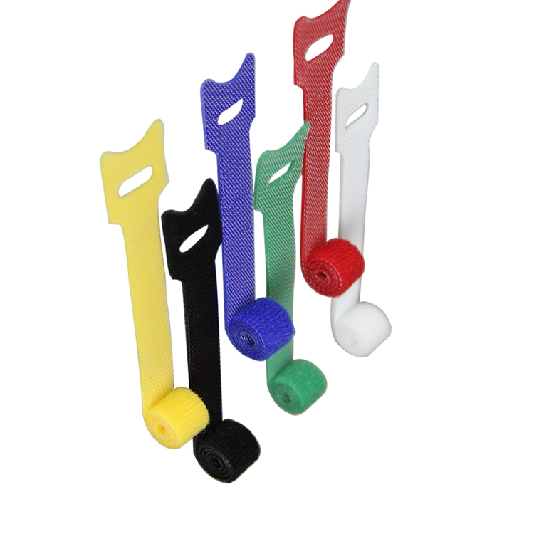 Widely Used Customized Logo Heavy Duty Reusable Adjustable Nylon Cable Tie Injection Soft Back To Back Roll Hook And Loop Tape