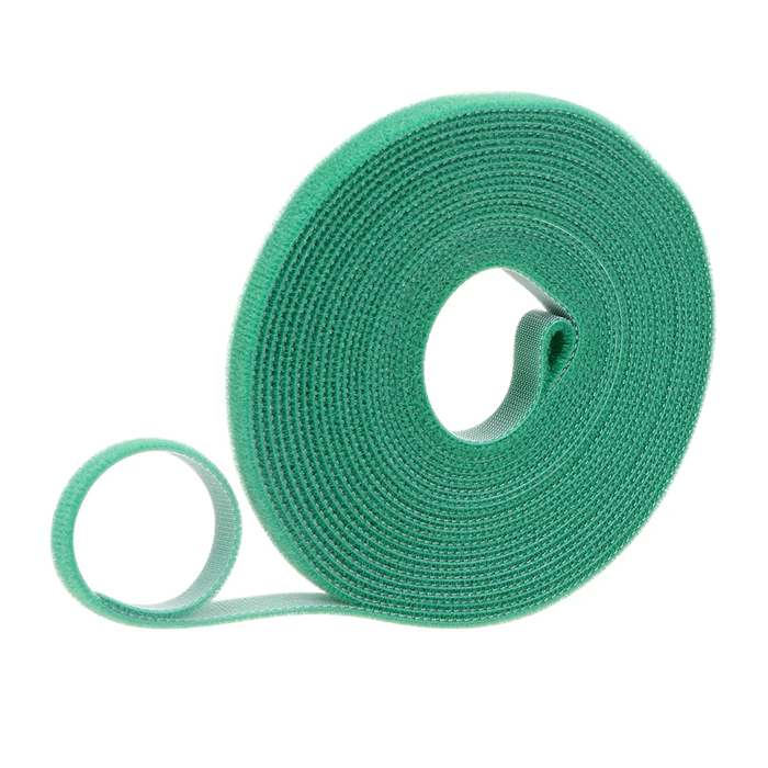 5m/roll Nylon Fastener Hook and Loop Strap Cord Cable Ties Organizer