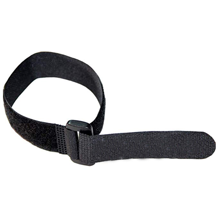 Customized reusable hook loop buckle twist lock ties