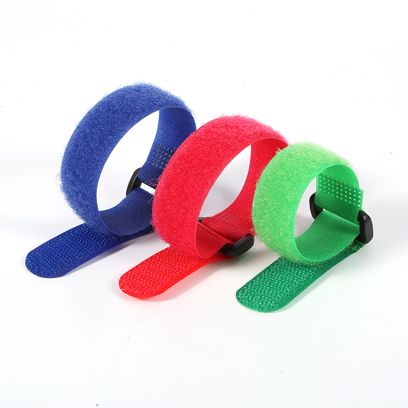 high quality nylon polyester fastening tape stretch washable hook and loop strap