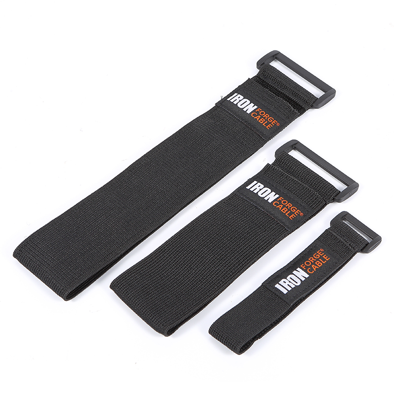 factory direct sales heavy duty soft elastic adjustable customized flexible hook & loop cable tie