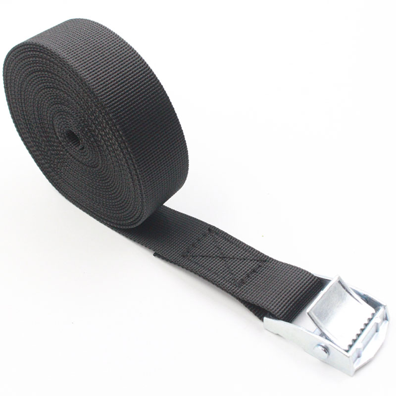 cam buckle tie down cargo lashing strap
