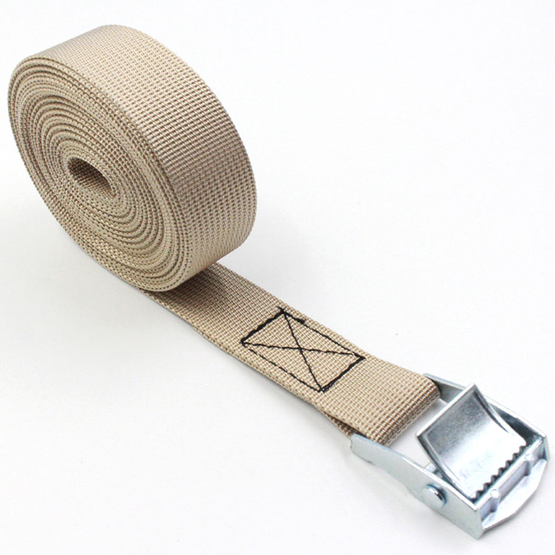 cam buckle tie down cargo lashing strap