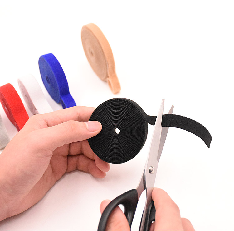 Good quality factory directly Sturdy hook loop adhesive for organizing and securing bundles of items