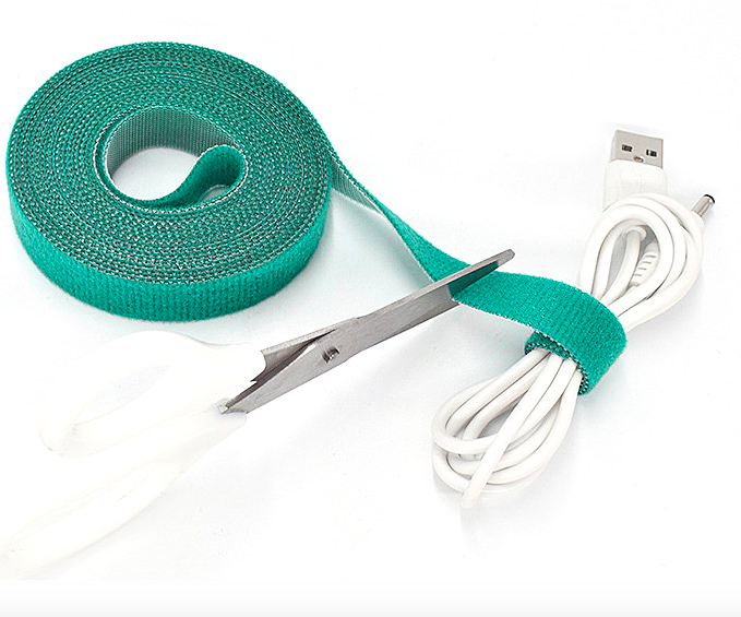 China manufacturer  double side hook loop for organizing and securing bundles of items