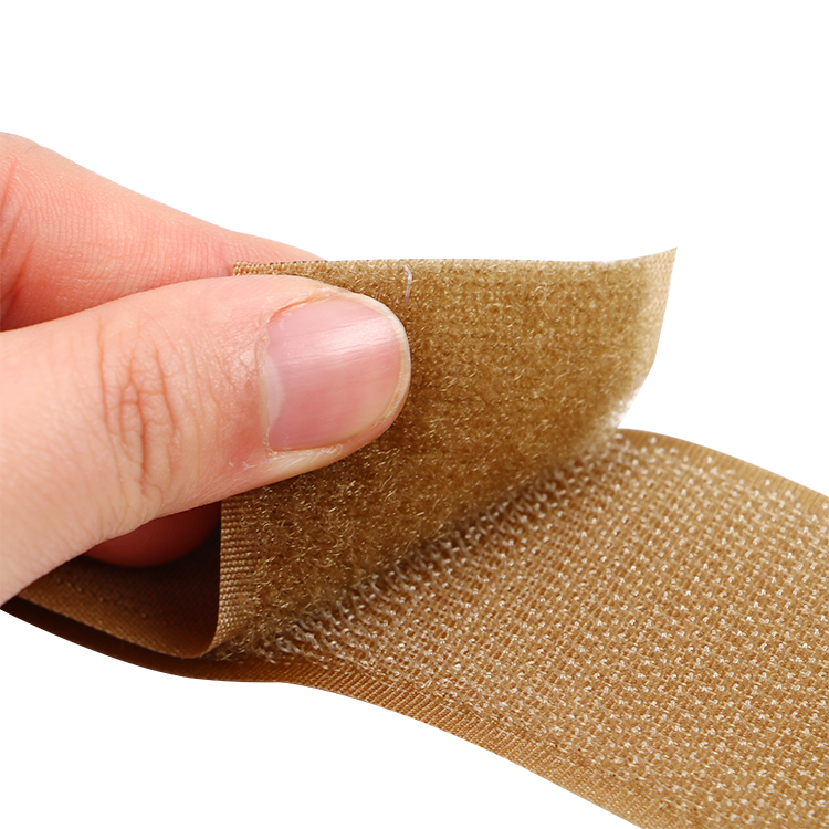 Good Quality Garment Fabric Fastener Tape Washable gray 20mm Sewing On Hook And Loop